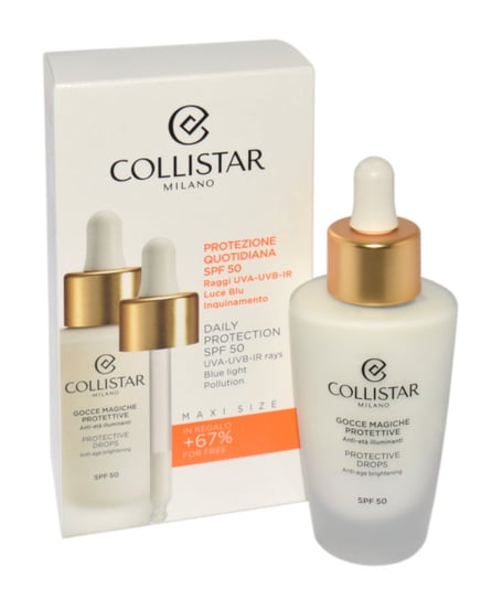 Collistar, Protective Drops Anti-age Brightening Spf 50, Fluid Do Twarzy, 50ml Collistar
