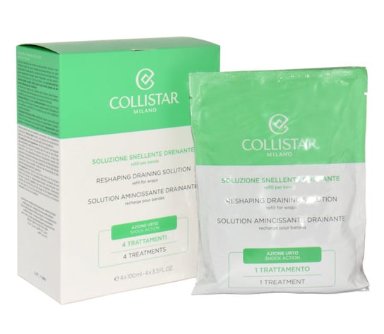 Collistar, Reshaping Draining Solution Refill For Wraps, Wkłady uzupełniające 4x100 ml Collistar