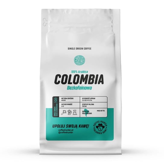 Colombia Bezkofeinowa Kawa Ziarnista - 1000 G COFFEE HUNTER