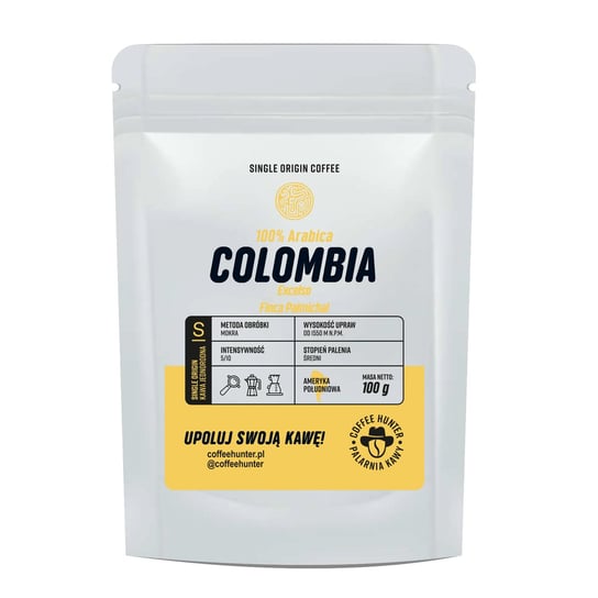 Colombia Excelso Finca Palmichal Próbka 100 G. Kawa Ziarnista COFFEE HUNTER