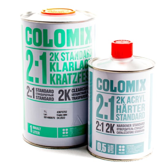 Colomix Lakier Bezbarwny Klar 1L + Utw. 0,5L Fast COLOMIX