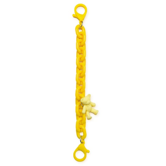 Color Chain (rope) kolorowy łańcuszek łańcuch zawieszka do telefonu portfela plecaka żółty Hurtel