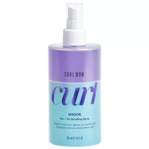 Color WOW Curl Shock Mix + Fix Bundling Spray, Dwufazowa Odżywka W sprayu do Włosów Kręconych, 295ml Inna marka