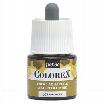 COLOREX GREEN GOLD 45ml Tusz akwarelowy PEBEO