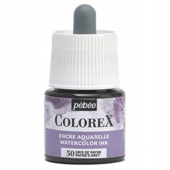 COLOREX PAYNE'S GREY 45ml Tusz akwarelowy PEBEO