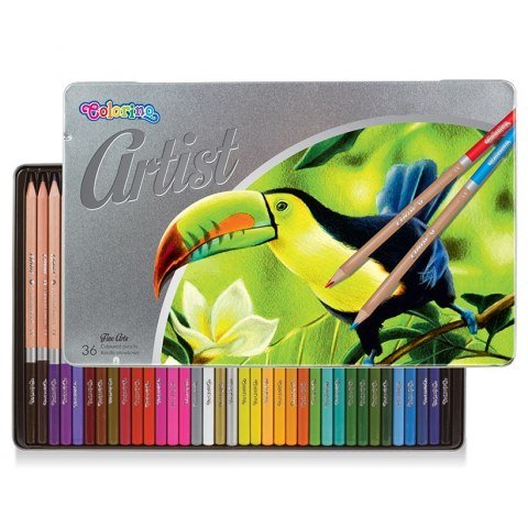 Colorino Artist, Kredki ołówkowe, 36 kolorów Colorino