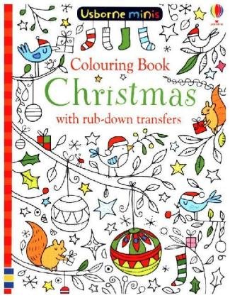 Colouring Book Christmas with rub-down transfers Robson Kirsteen