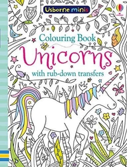 Colouring Book Unicorns with Rub Downs Robson Kirsteen
