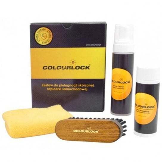 COLOURLOCK Strong - Kompletny zestaw 4 produktów do czyszczenia i zabezpieczania skóry w aucie COLOURLOCK