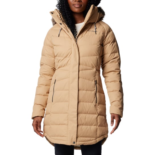 Damska Kurtka Puchowa Columbia Belle Isle II Mid Down Jacket Black - View #9