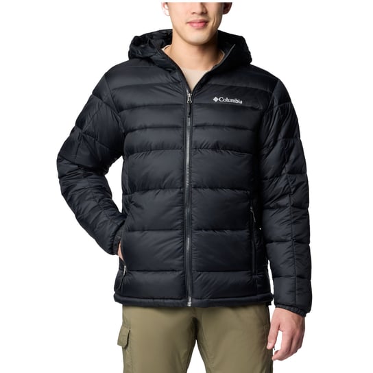Columbia Buck Butte II Insulated Hooded Jacket 2086882010, Mężczyzna, Kurtka, Czarny Columbia