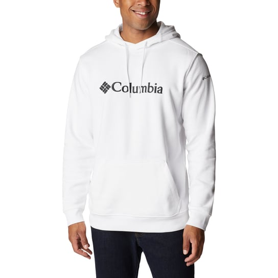 Columbia CSC Basic Logo II Hoodie 1681664106, Mężczyzna, Bluza sportowa, Biały Columbia