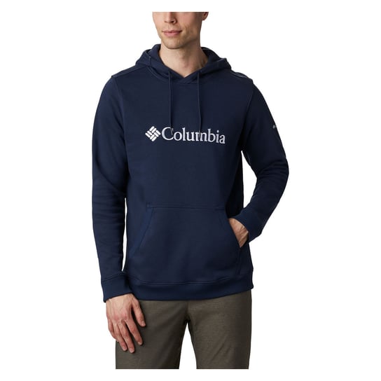 Columbia CSC Basic Logo II Hoodie 1681664468, Męskie, Bluza sportowa, Granatowy, L Columbia