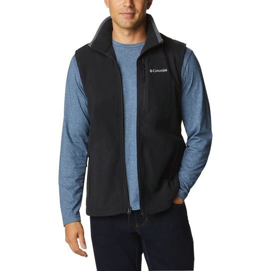 Columbia Fast Trek Fleece Vest 1460001010, męski bezrękawnik czarny Columbia