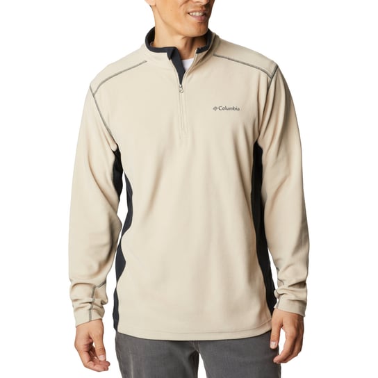 Columbia Klamath Range II Half Zip Fleece 1352472271, Mężczyzna, Polar, Beżowy Columbia