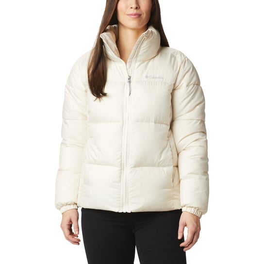 Columbia Puffect Jacket 1864781191, Kobieta, Kurtka, Biała, rozmiar L Columbia