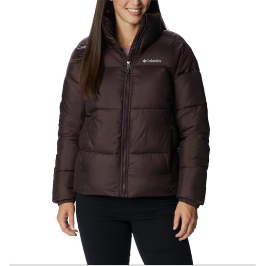 Columbia Puffect Jacket 1864781203, Kobieta, Kurtka, Bordowy Columbia