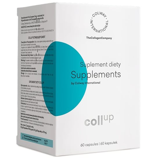 Colway CollUp KOLAGEN+BIOTYNA+SELEN+CYNK+C+E Suplement diety, 60 kaps. Colway