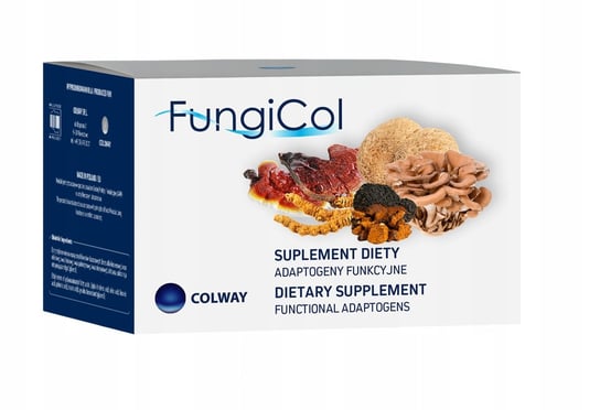 Colway, Fungicol Kordyceps Ganoderma Reishi, Suplement diety, 60 kaps. Colway