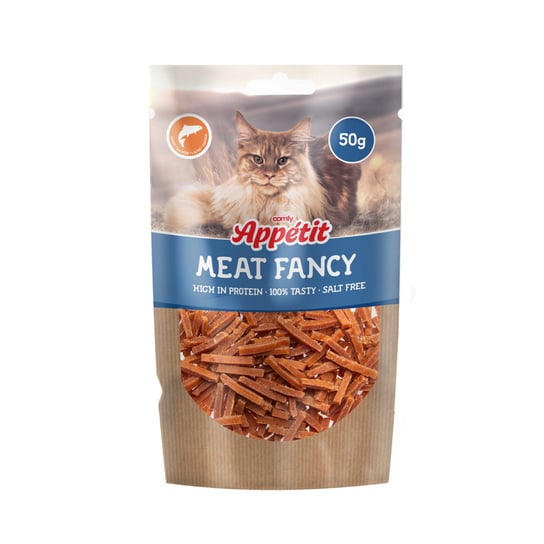 COMFY APPETIT FANCY MEAT KOT ŁOSOŚ PASKI 50g Comfy