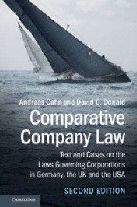 Comparative Company Law Cahn Andreas, Donald David C.