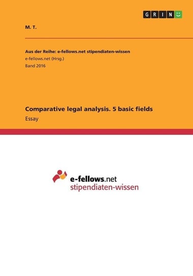 Comparative legal analysis. 5 basic fields T. M.