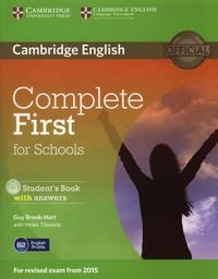Complete First for Schools. Student's Book with answers + CD Brook-Hart Guy, Tiliouine Helen