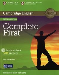 Complete First Students Book with answers + CD Brook-Hart Guy