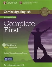 Complete First Workbook with Answers + CD Barbara Thomas, Thomas Amanda