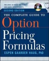Complete Guide to Option Pricing Formulas Haug Espen Gaarder, Haug