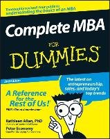 Complete MBA For Dummies Allen Kathleen