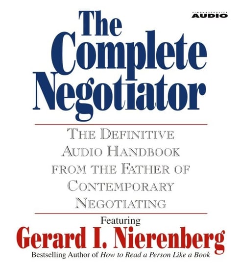 Complete Negotiator Nierenberg Gerard