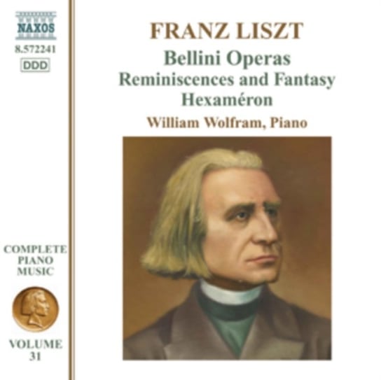 Complete Piano Music. Volume 31 - Bellini Operas Wolfram William