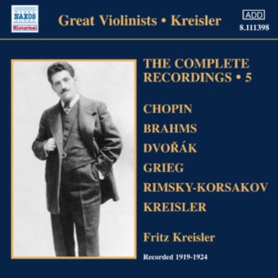 Complete Recordings 5 Kreisler Fritz