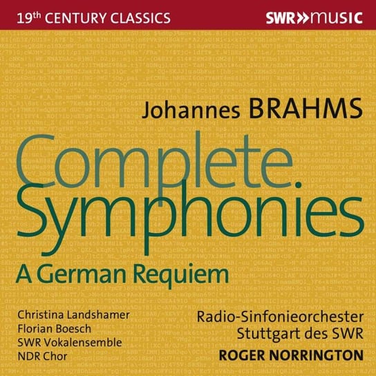 Complete Symphonies & German Requiem Landshamer Christina, SWR Vokalensemble Stuttgart, NDR Chor