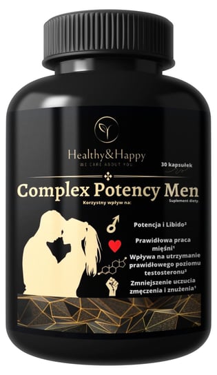 Complex Potency Men Tabletki na Potencję Libido Zmęczenie Suplement diety We Care About You