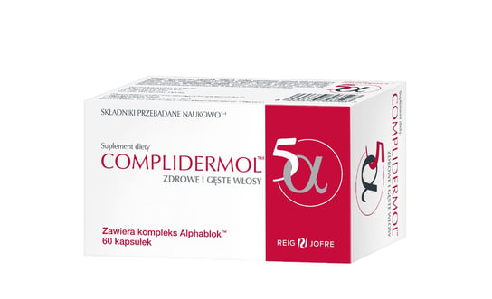 Complidermol 5alfa, suplement diety, 60 kap. Reig Jofre