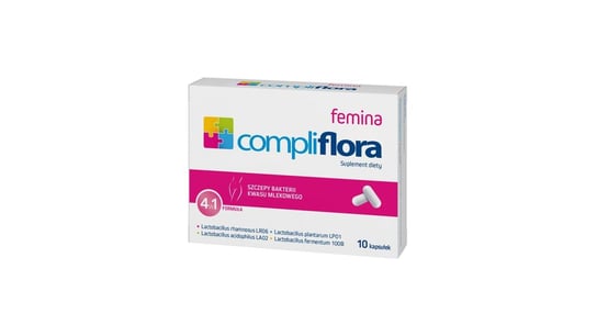 Compliflora Femina, suplement diety, 10 kapsułek PAMEX PHARMACEUTICALS UG