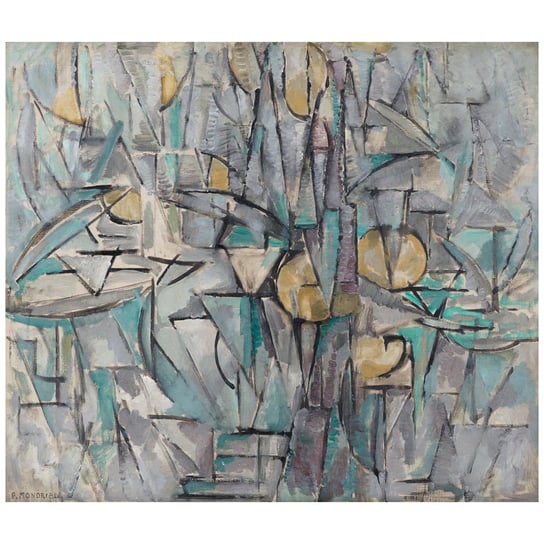 Composition X - Piet Mondrian 50x60 Legendarte