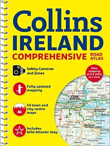 Comprehensive Road Atlas Ireland Harper Collins Cartographic