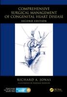 Comprehensive Surgical Management of Congenital Heart Disease Jonas Richard A.