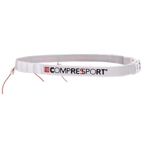 Compressport, Pasek startowy, Race Belt BELT02, biały Compressport
