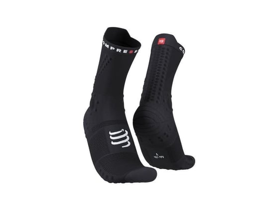 Compressport, Skarpetki do biegania, Pro Racing Socks V 4.0 Trail | czarne - Rozmiary 35-38 Compressport