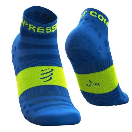 Compressport, Skarpety do biegania, ProRacing Ultralight Socks V3 Low, niebieski, rozmiar 45/47 Compressport