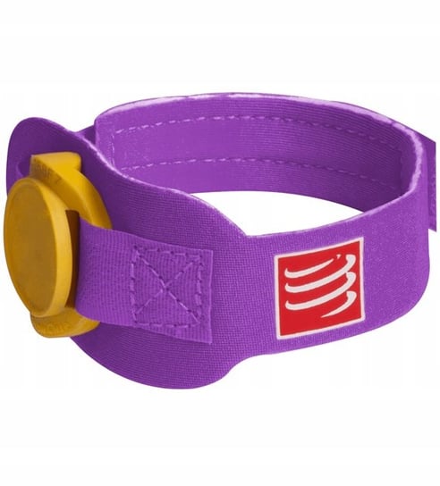 Compressport Timing Chip - opaska na chip fioletowa Compressport