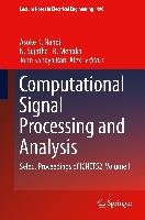 Computational Signal Processing and Analysis Springer-Verlag Gmbh, Springer Malaysia Representative Office
