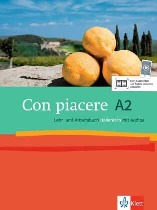 Con piacere. Lehr- und Arbeitsbuch mit 2 Audio-CDs. A2 Klett Sprachen Gmbh