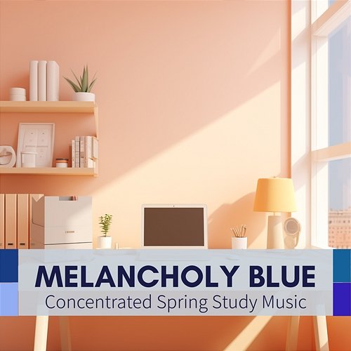 Concentrated Spring Study Music Melancholy Blue