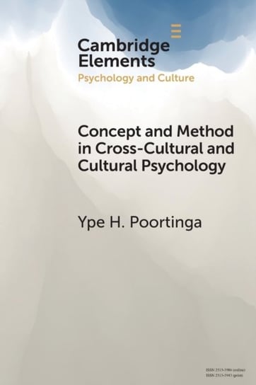 Concept and Method in Cross-Cultural and Cultural Psychology Opracowanie zbiorowe