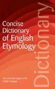 Concise Dictionary of English Etymology Skeat Walter W.